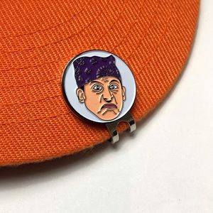 Michael Scott GolfHatClip w/Enamel  🧲 Ball Marker